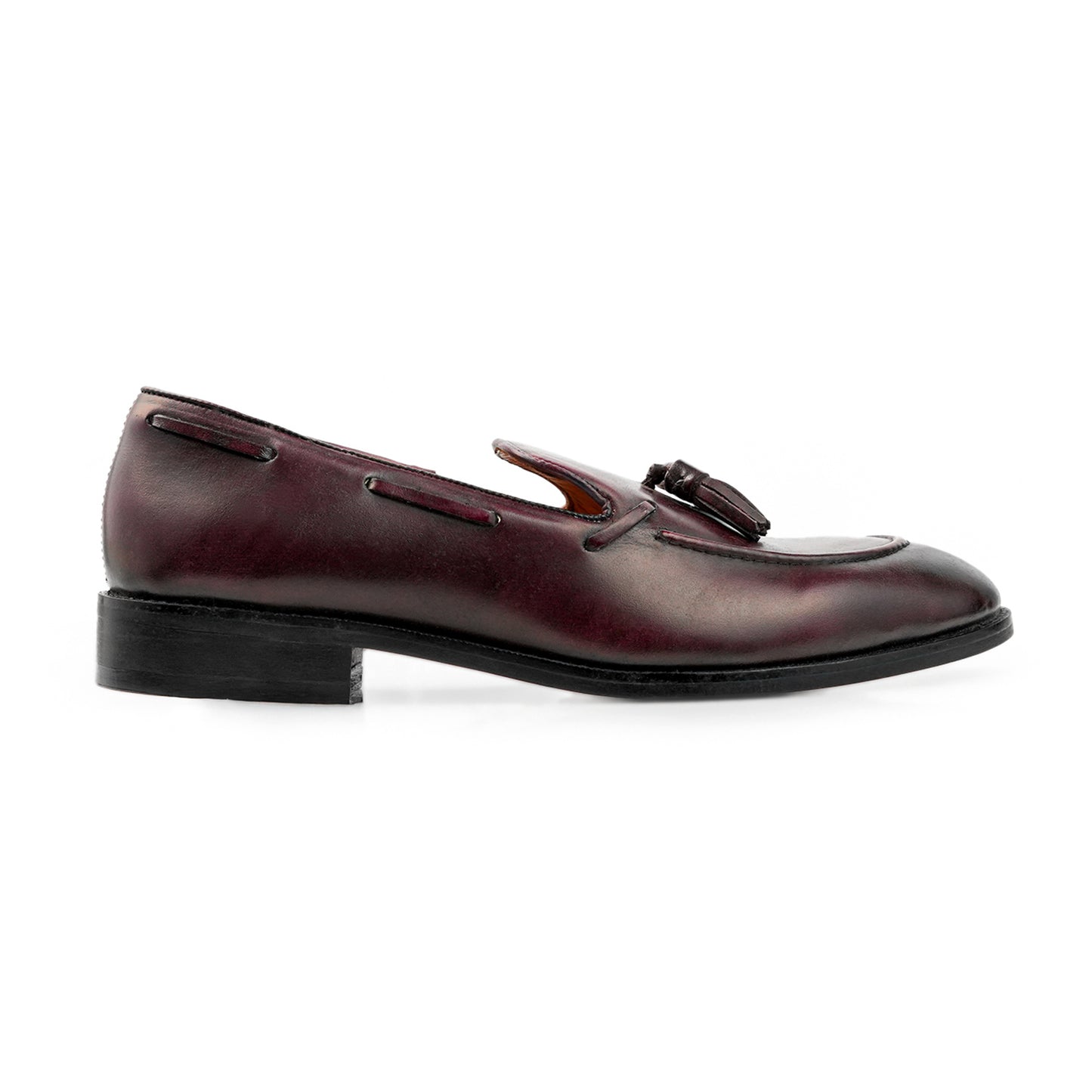 Amalfi Vivo Tassel Loafers - Burgundy