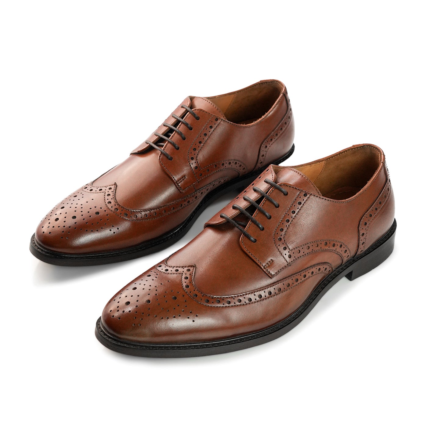 Wingtip Derby Shoe - Brown