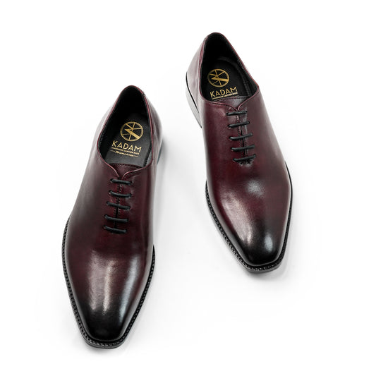 Marino Forte Whole Cut Oxford - Burgundy