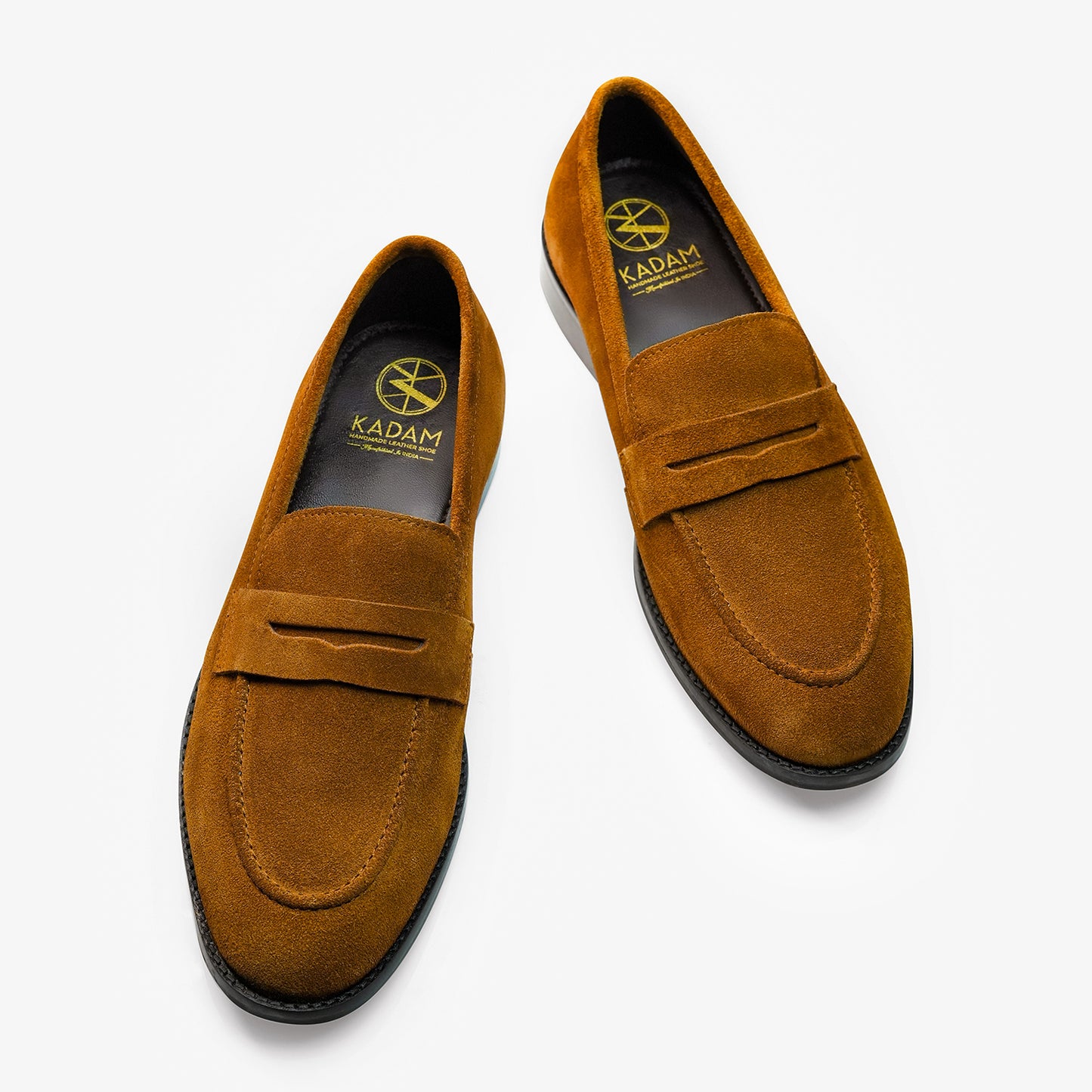 Amalfi Luxe Suede Penny Loafers - Tan