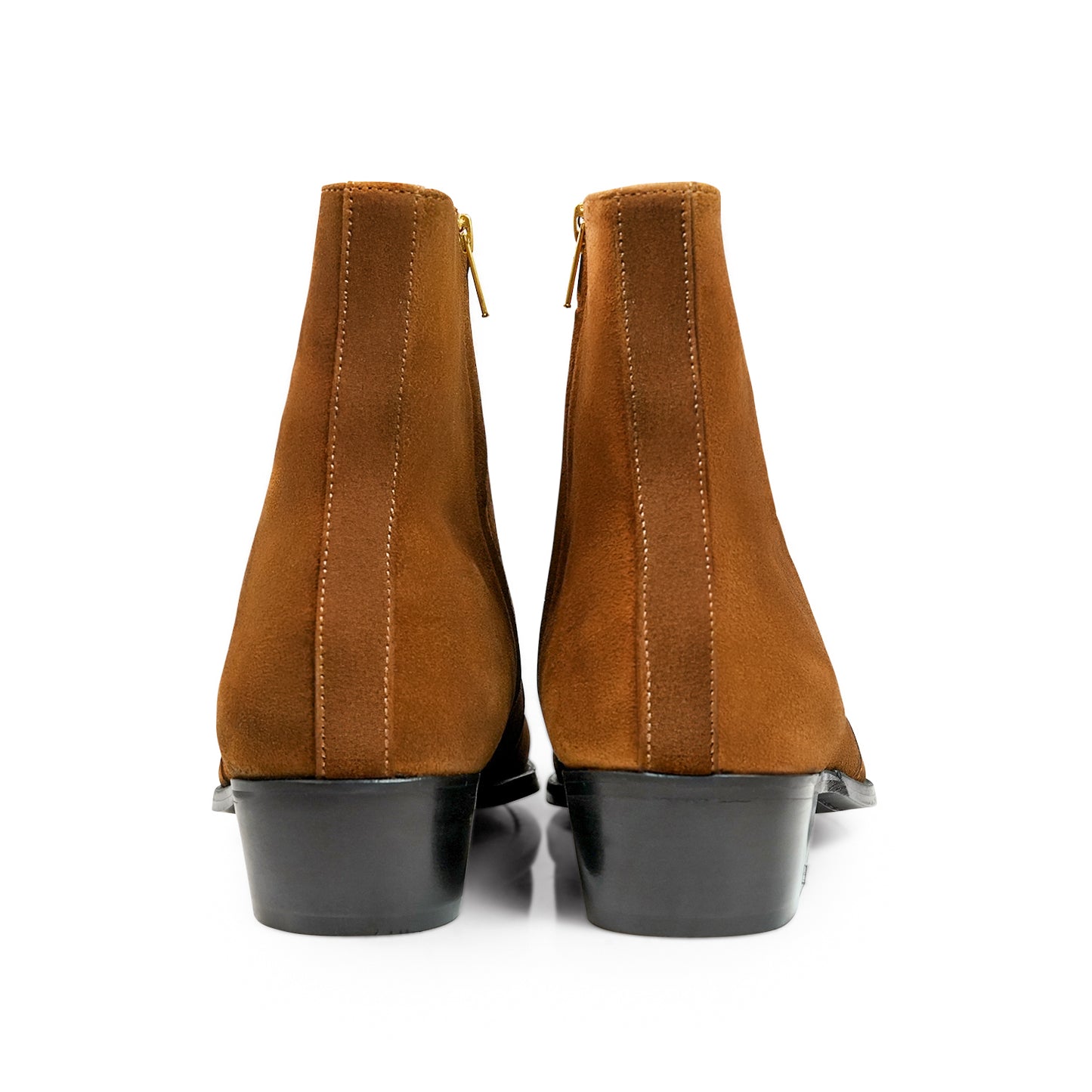 Rogue Luxe Cuban Zipper Boots - Tan