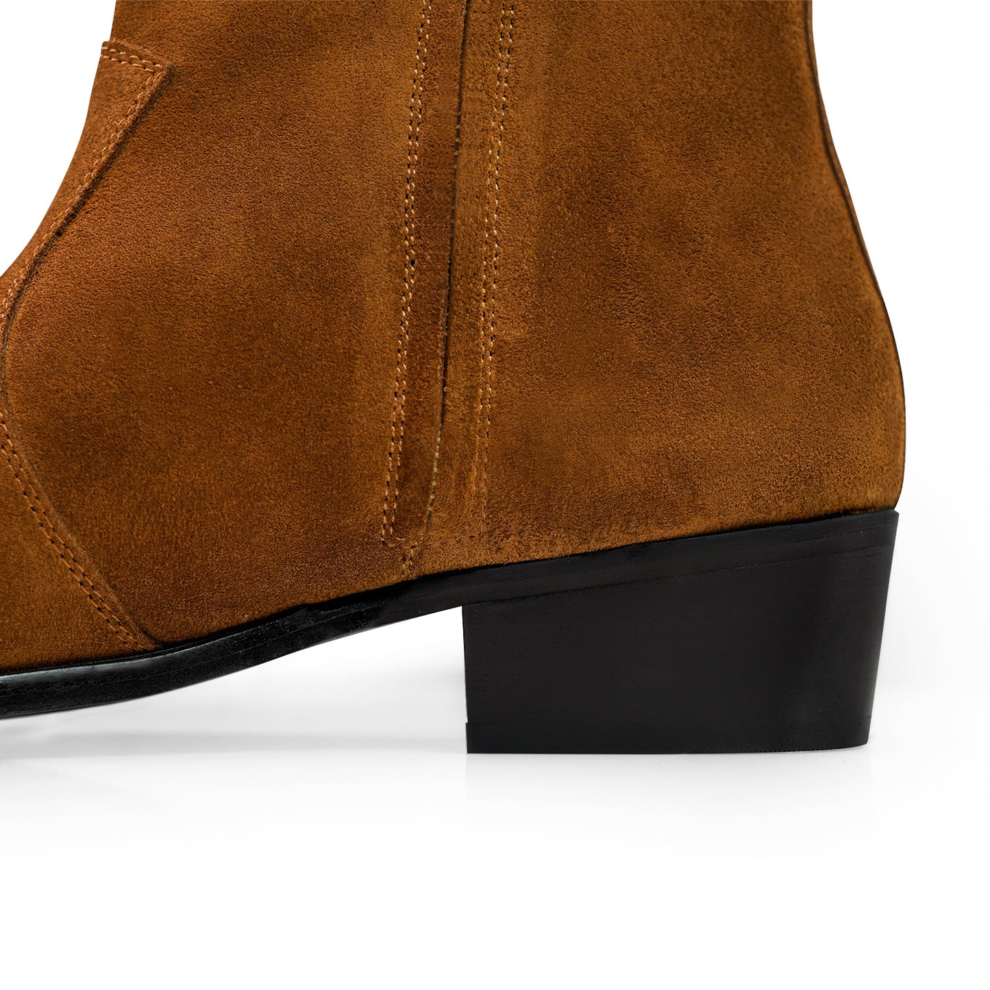 Rogue Luxe Cuban Zipper Boots - Tan